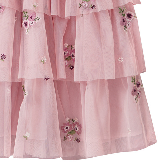 Mädchen Kleid mit Blumen-Allover