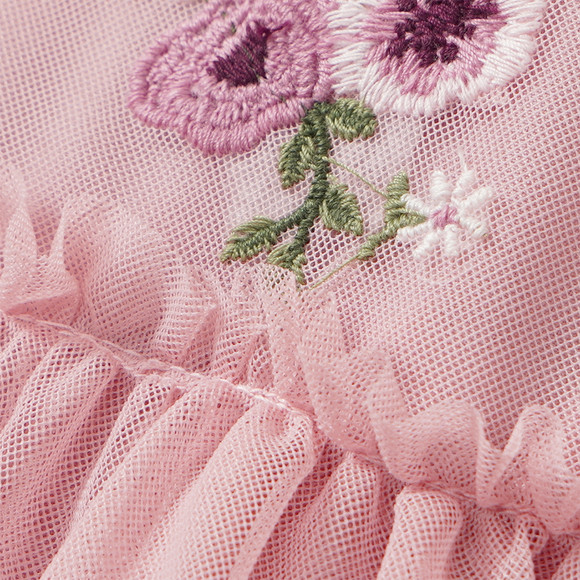 Mädchen Kleid mit Blumen-Allover