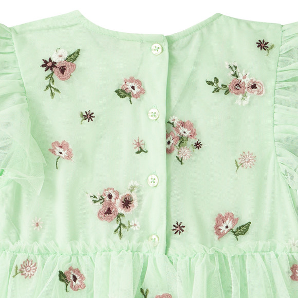 Mädchen Kleid mit Blumen-Allover