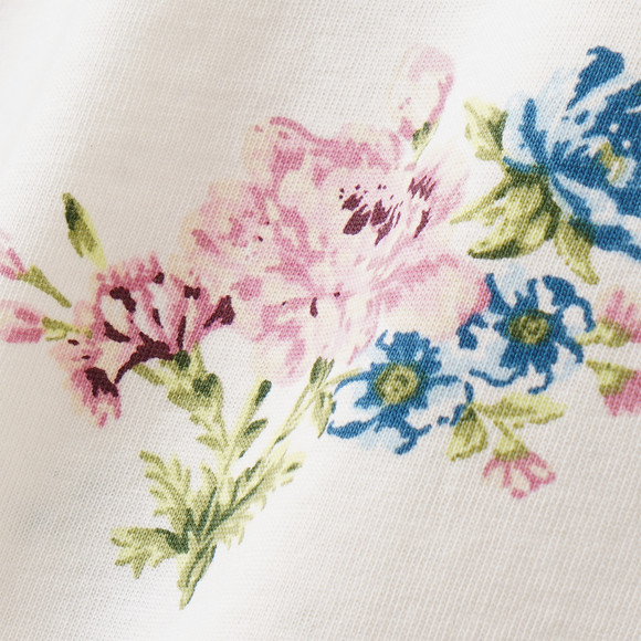 Mädchen T-Shirt mit Blumen-Prints