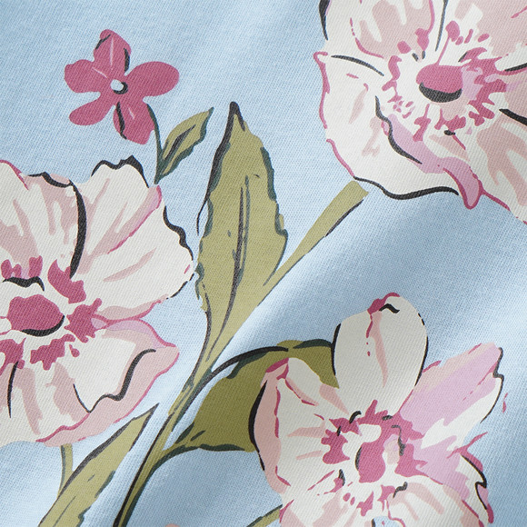Mädchen T-Shirt mit Blumen-Print