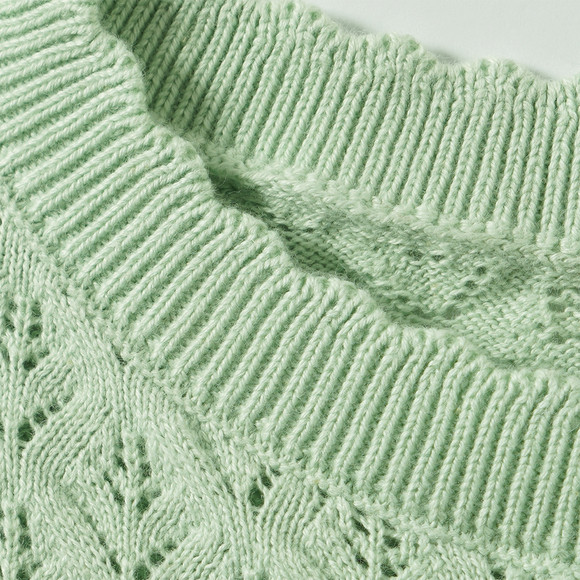 Mädchen Strickjacke mit Ajour-Muster