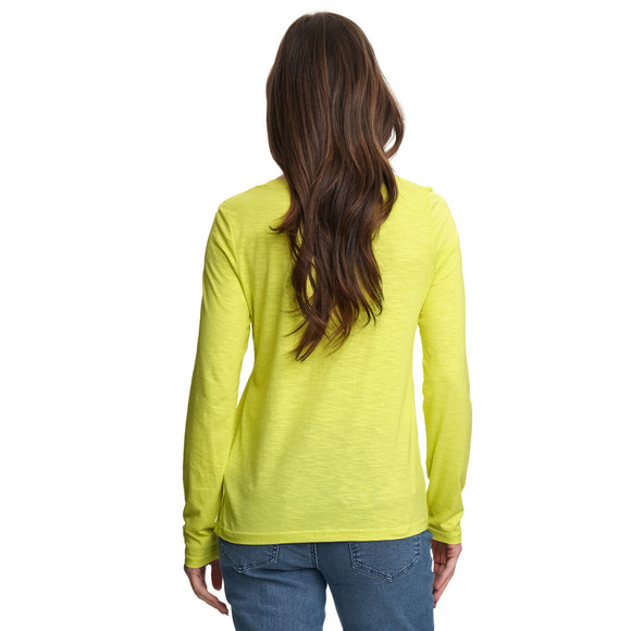 Damen Langarmshirt mit Flammgarn