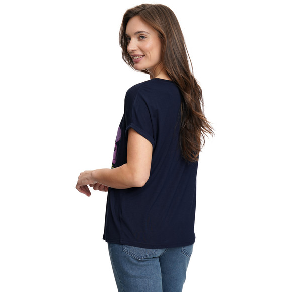 Damen T-Shirt mit Blumen-Print