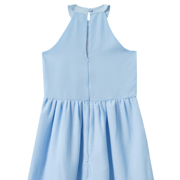 Mädchen Kleid mit Blumen-Stickerei