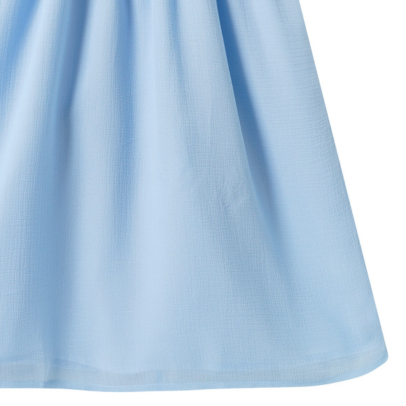 Mädchen Kleid mit Blumen-Stickerei