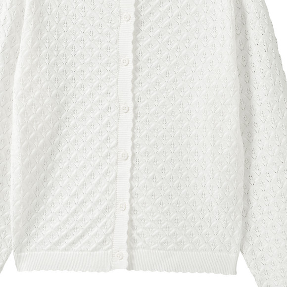 Mädchen Strickjacke mit Ajour-Muster