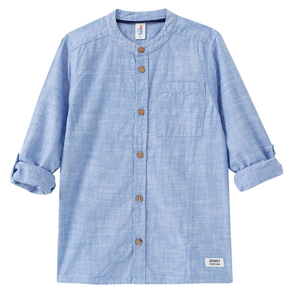 Jungen Hemd in Denim-Optik