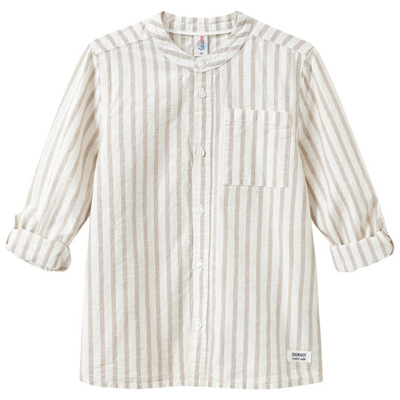 Jungen Hemd im Streifen-Look
