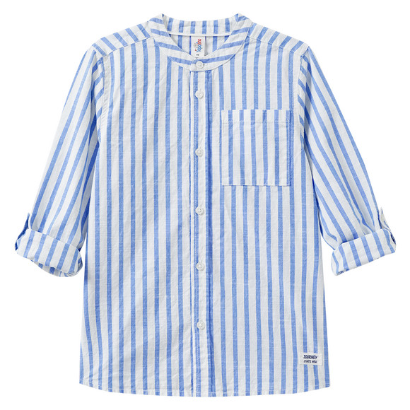 Jungen Hemd im Streifen-Look