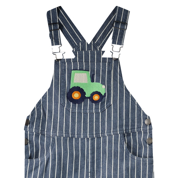 Jungen Jeanslatzhose mit Stickerei