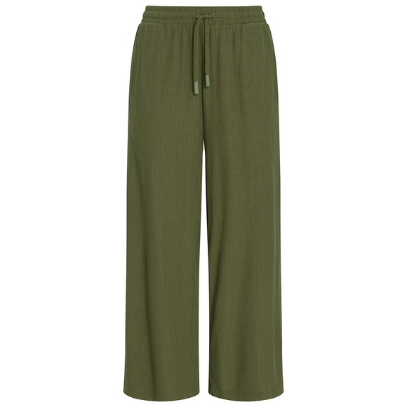 Damen Culotte mit Tunnelzug dunkelgrün