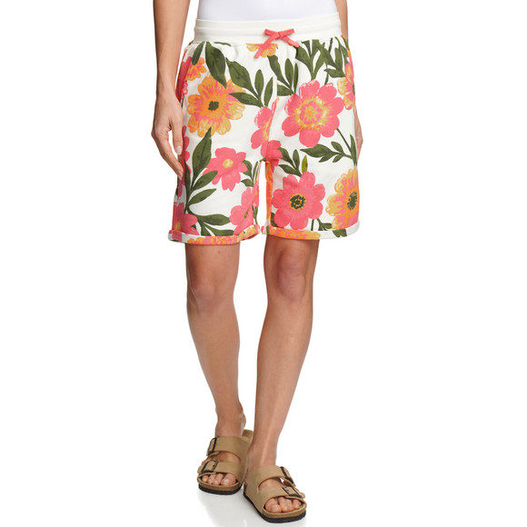Dames sweatershort met all-over print