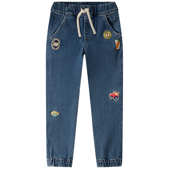 Jungen Pull-on-Jeans mit Stickereien