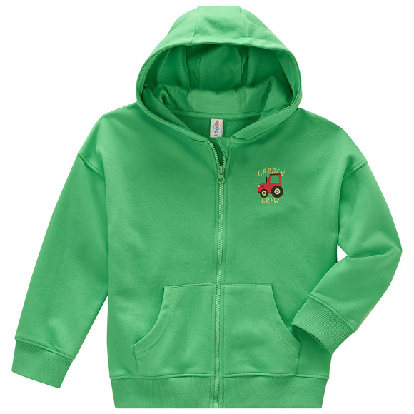 Jungen Sweatjacke mit Bauernhof-Print