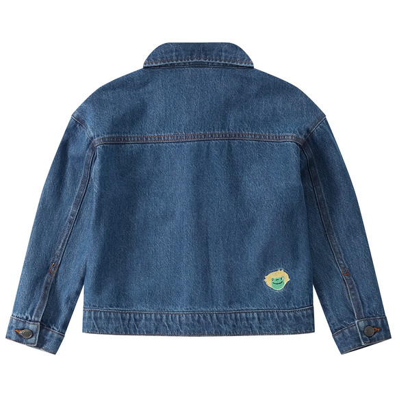 Jungen Jeansjacke mit Applikationen
