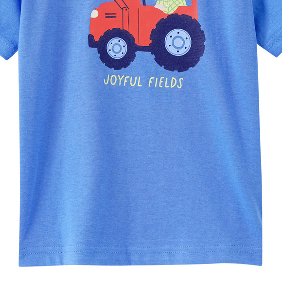 Jungen T-Shirt mit Traktor-Print
