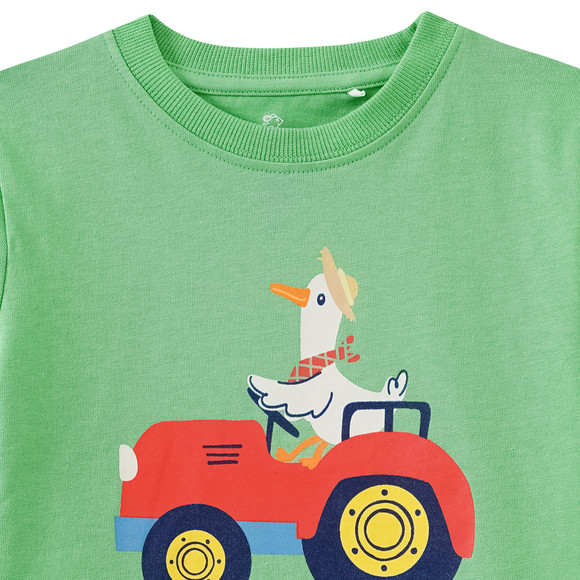 Jungen T-Shirt mit Traktor-Print