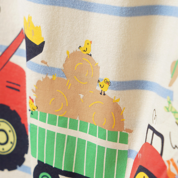 Jungen T-Shirt mit Traktor-Print