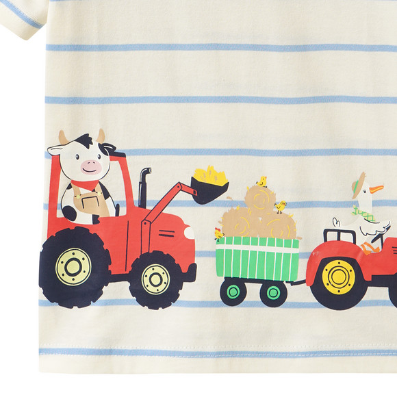Jungen T-Shirt mit Traktor-Print