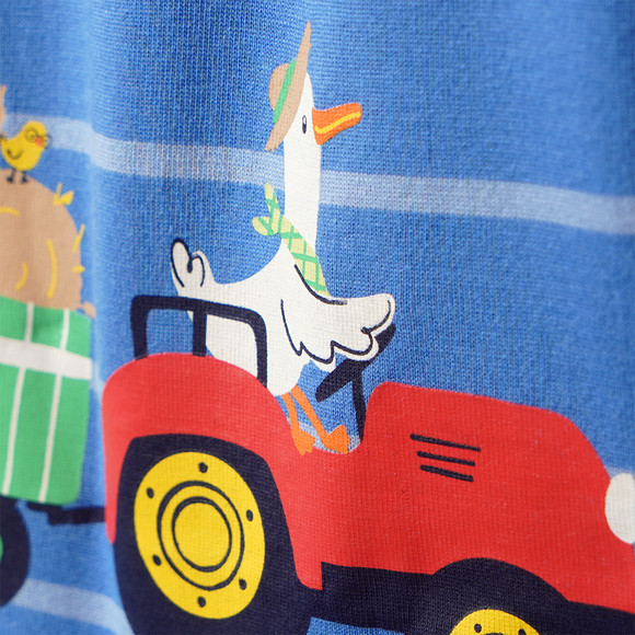 Jungen T-Shirt mit Traktor-Print