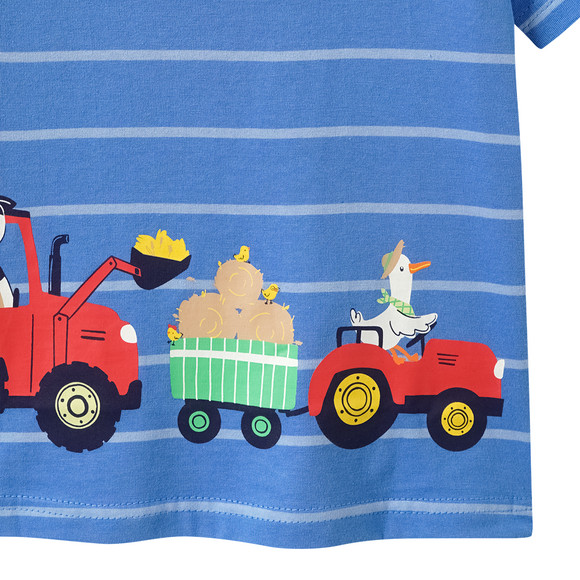 Jungen T-Shirt mit Traktor-Print
