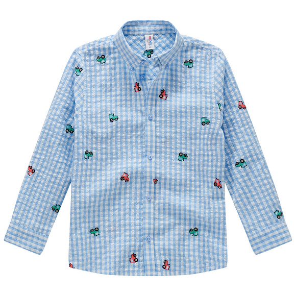Jungen Hemd mit Stickerei