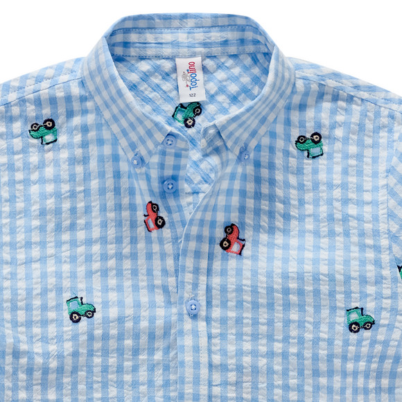 Jungen Hemd mit Stickerei