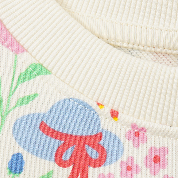 Mädchen Sweatshirt mit Allover-Print