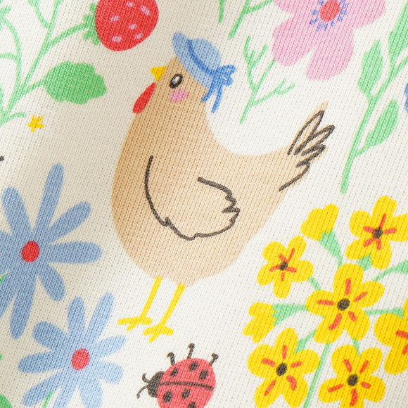 Mädchen Sweatshirt mit Allover-Print