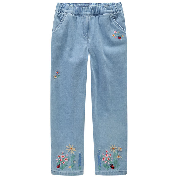 Mädchen Jeans mit Stickereien