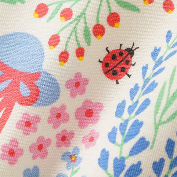 Mädchen T-Shirt mit Allover-Print