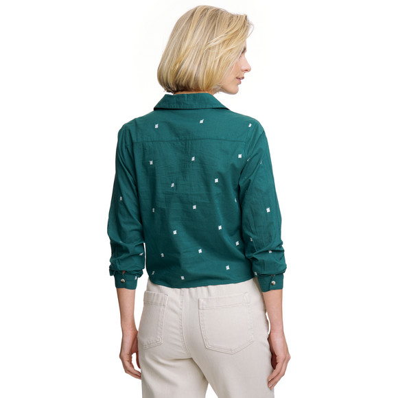 Damen Bluse mit Knotendetail