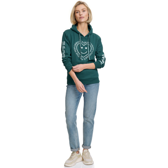 Damen Hoodie mit Stickerei