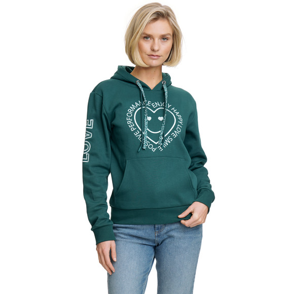 Damen Hoodie mit Stickerei