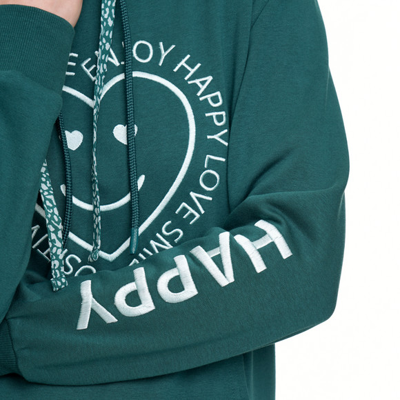 Damen Hoodie mit Stickerei
