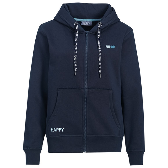 Damen Sweatjacke mit Stickerei