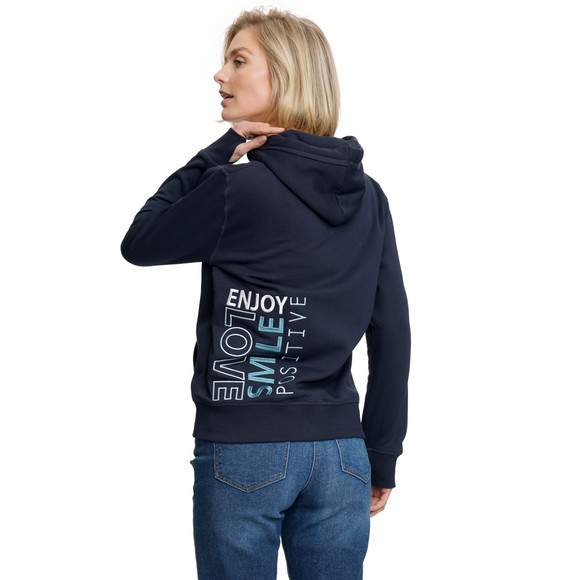Damen Sweatjacke mit Stickerei