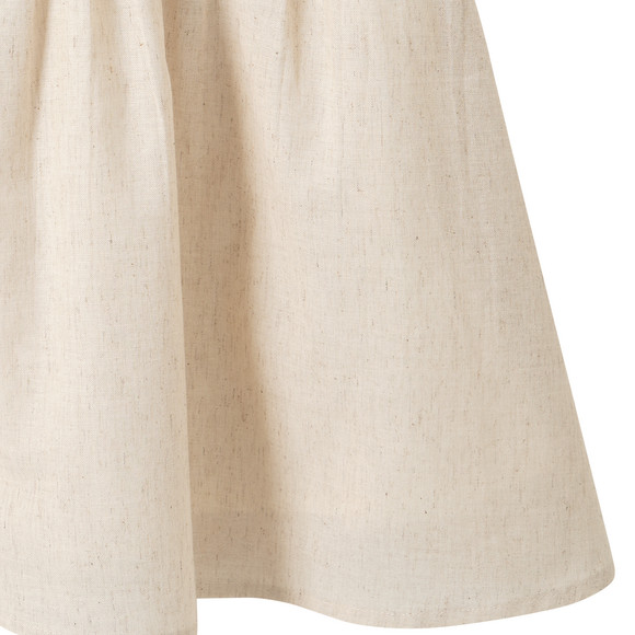 Mädchen Kleid mit Leinen