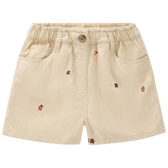 Mädchen Jeans mit Blumen-Stickerei