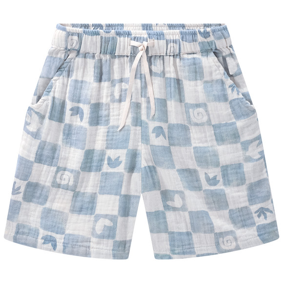 Jungen Musselinshorts mit Allover-Muster