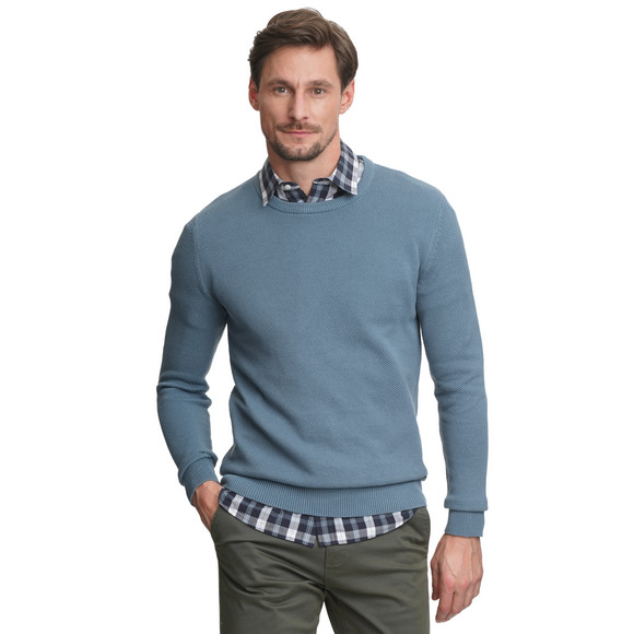 Herren Strickpullover mit Struktur