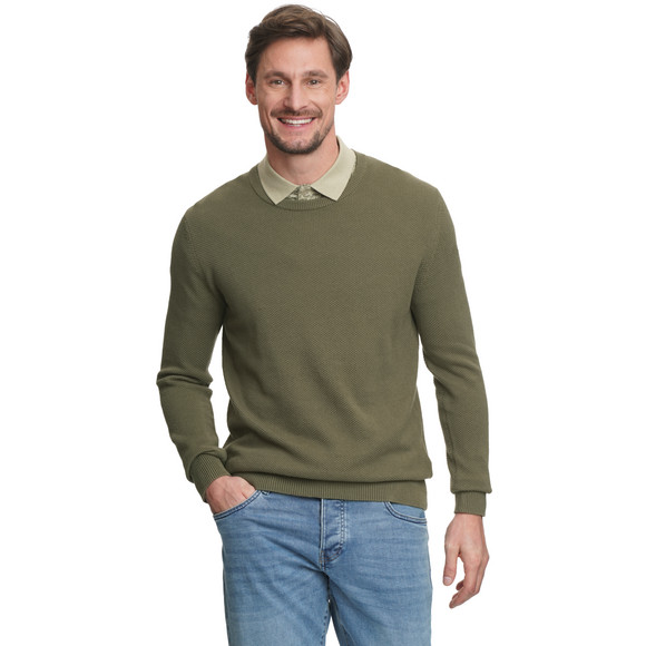 Herren Strickpullover mit Struktur