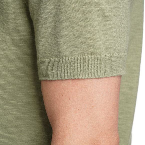 Herren Strick-Poloshirt aus Baumwolle