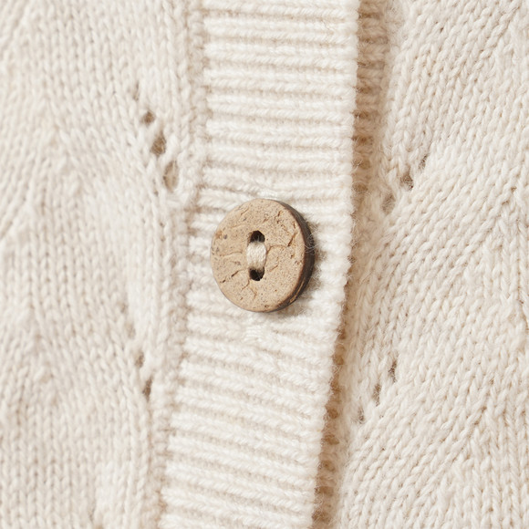 Baby Strickjacke mit Rüschen