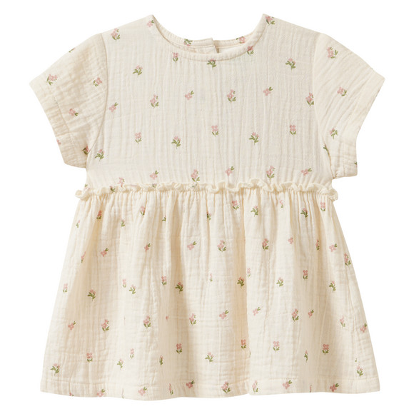 Baby Musselinbluse mit Blümchen