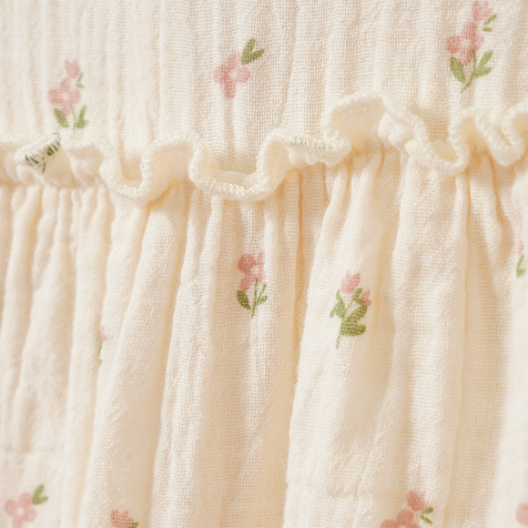 Baby Musselinbluse mit Blümchen