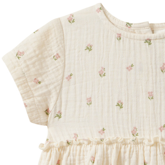 Baby Musselinbluse mit Blümchen