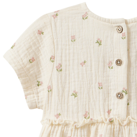Baby Musselinbluse mit Blümchen