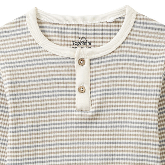 Baby Langarmshirt mit Streifen